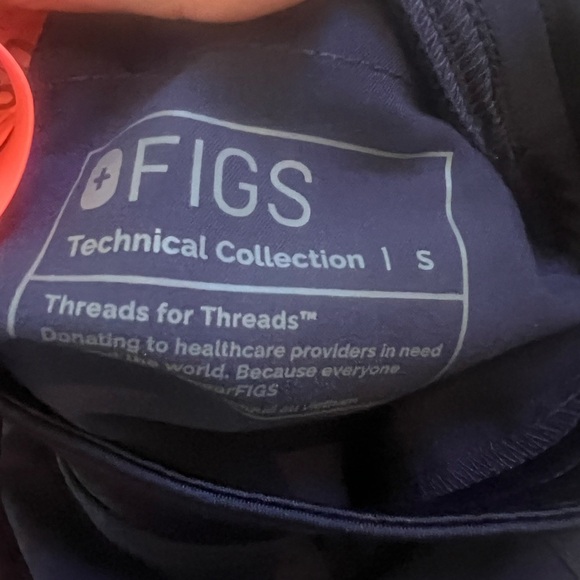 Figs Navy Blue Medical pants size small NWOT - Picture 5 of 7